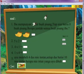Gambar 7. Frame Materi 