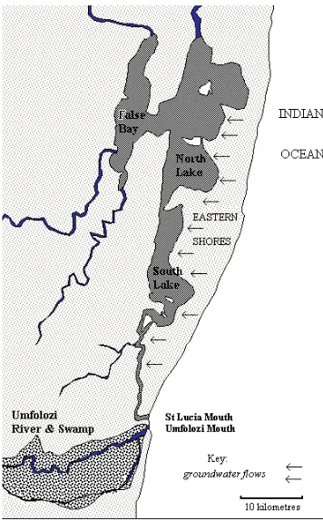 Figure 1: The St Lucia Coastal Lagoon: South Africa.