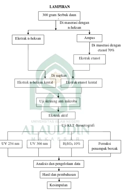 Gambar 1 :  Skema kerja  