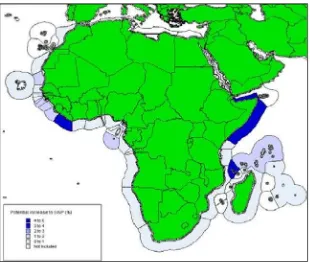 Figure 6: Potential increase in GNP that Somalia might accrue by eliminating IUU fishing.(Source: MRAG, 2005) 