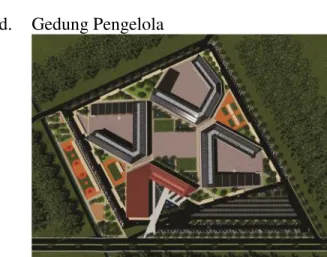 Gambar 28 Perspektif Gedung Pengelola