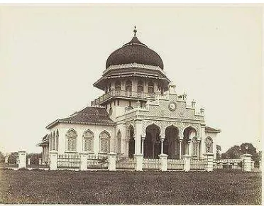 Gambar 2.8 Kubah masjid Baiturahman pada tahun 1879 