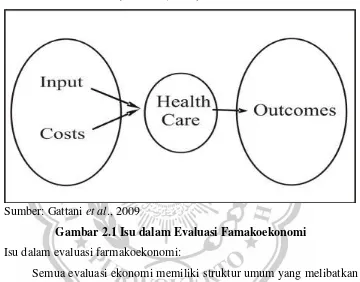 Gambar 2.1 Isu dalam Evaluasi Famakoekonomi 