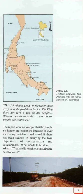 Figure 1.1. Southern Thailand. Pak 