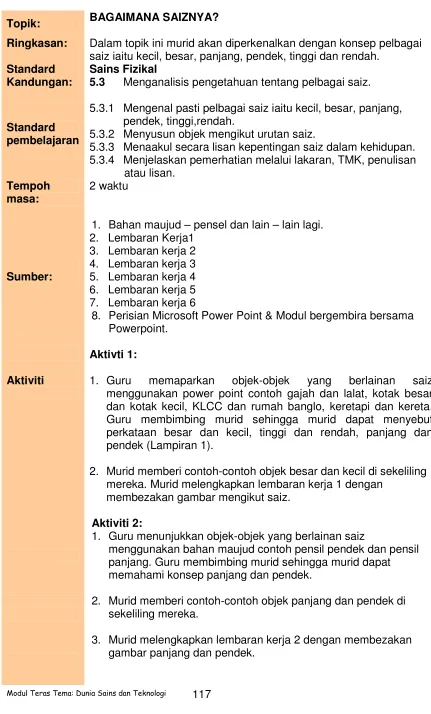gambar panjang dan pendek. 