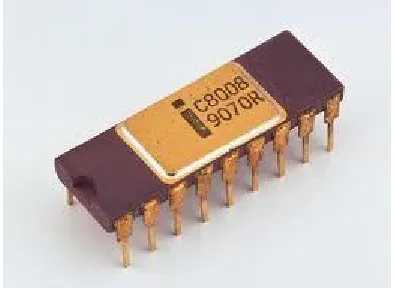 Gambar 1.2 Mikroprosesor intel 8008 