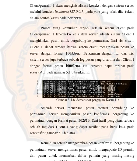 Gambar 5.1.a. Screenshot pengujian Kasus 1- a 