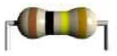 Gambar 2.8 Resistor karbon 