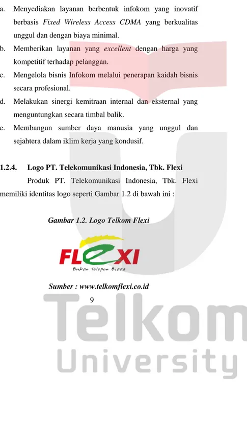 Gambar 1.2. Logo Telkom Flexi 