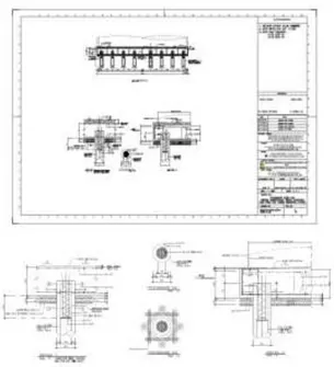 Gambar 2. Desain Fundasi Continuous Stirred  Tank Reactor (CSTR) 
