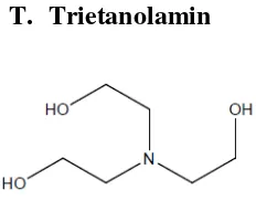 Gambar 7. Struktur trietanolamin