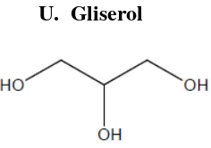 Gambar 8. Struktur gliserol (Rowe et al, 2006)