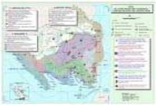 Gambar 6. Peta isu utama Kabupaten Tanggamus, Lampung Selatan dan Lampung Timur.