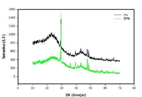 Gambar 3. SEM mikrograf pada patahan elektroda karbon (A) aktivasi 5% HNO 3  pada  perbesaran 200 X,  (B) aktivasi 25% HNO 3   pada perbesaran 200X 