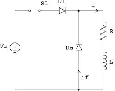 Gambar 3-10a. Rangkaian dengan diode freewheel. 