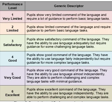 Figure 5: Descriptions of Performance Level