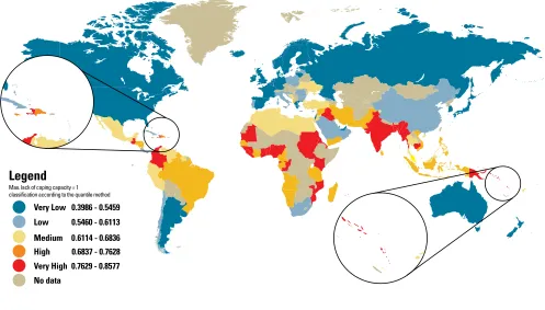 Figure 9:  Lack of coping capacity map