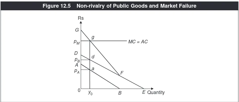 Figure 12.5Non-rivalry of Public Goods and Market Failure