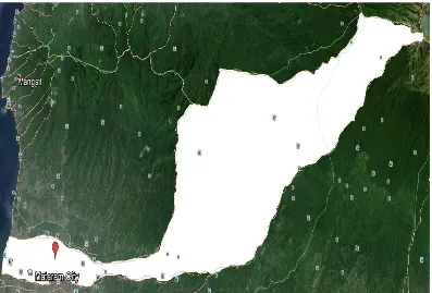 Gambar 3.2 Peta catchment area DAS Jangkok 