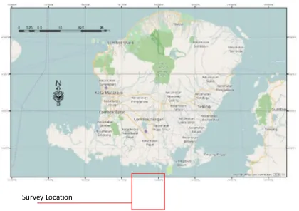 Figure 1. The Location of the Study 