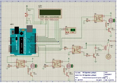 Gambar 3.4 Rangkaian elektronik prototype 