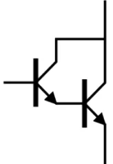 Gambar 2.8 Gambaran Transistor Darlington 