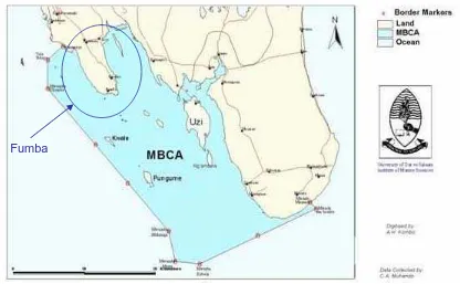 Figure 4. The Menai Bay Conservation Area and the Fumba Peninsula 