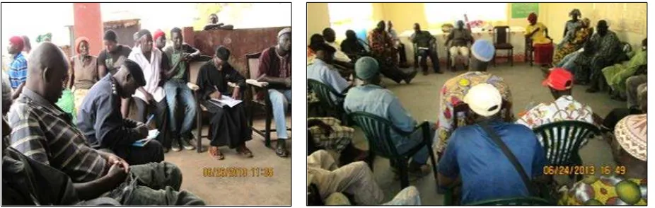 Figure 5.  Site meetings with Alkalos and Councilors, including military, DoFish, Sea Rescue and Communities (LACOMS) 