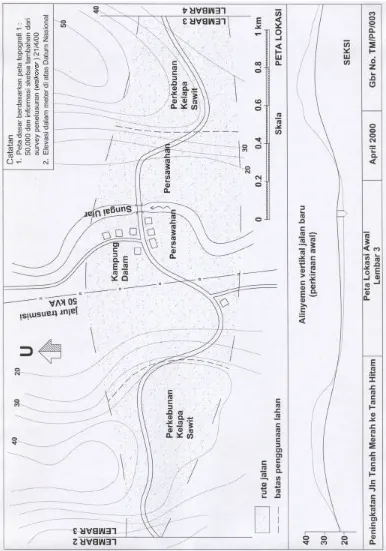 Gambar 3-1  Zonasi dari Lokasi Proyek: Lembar Contoh Peta Dasar. 
