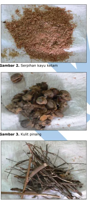 Gambar 2. Serpihan kayu ketam 