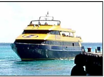 Gambar 2.9 Kapal Ferry Monohull Konvensional  (Sumber : Google) 