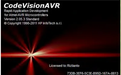 Gambar 2.6 CodeVision AVR  2.7  Baterai (Accu) 
