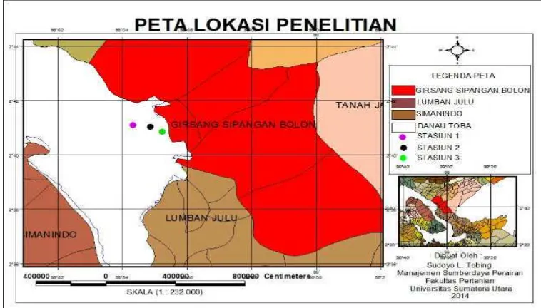Gambar 1. Lokasi Penelitian Di Dusun Sualan desa Sibaganding Kecamatan     Sipangan Bolon Kabupaten Simalungun, Sumatera Utara 