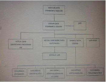 Gambar 3 : Struktur Organisasi FISIP USU Sumber : Borang FISIP USU 
