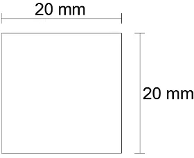 Gambar III.10 Dimensi Spesimen struktur mikro 