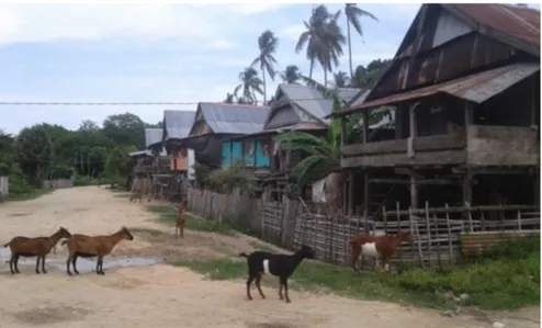 Gambar 7. Potret Pemukiman Kampung Bau  Sumber: Dokumentasi Pribadi (2019) 