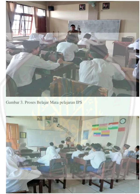 Gambar 3. Proses Belajar Mata pelajaran IPS  