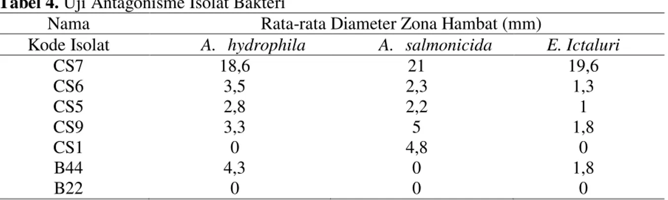 Tabel 5. Analisis BLAST Isolat Bakteri 