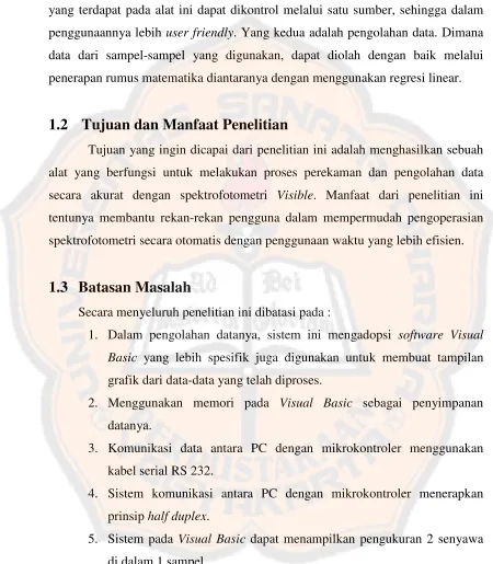 grafik dari data-data yang telah diproses.