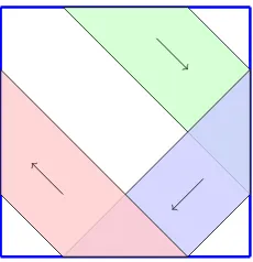 Figure 1.2: Ray tracing inside the polygon. Note that the transmitted rays have not