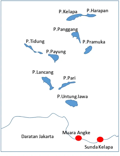 Gambar 4. 1 Peta Kepulauan Seribu 