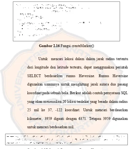 Gambar 2.17 Contoh Penggunaan Rumus Haversine 