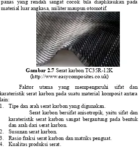 Gambar 2.7 Serat karbon TC35R-12K 