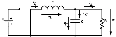 Fig. 3. The equivalent circuit for OFF state of transistor and ON state of diode  