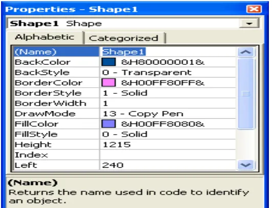 Gambar 2.4. Interface Properties Windows 