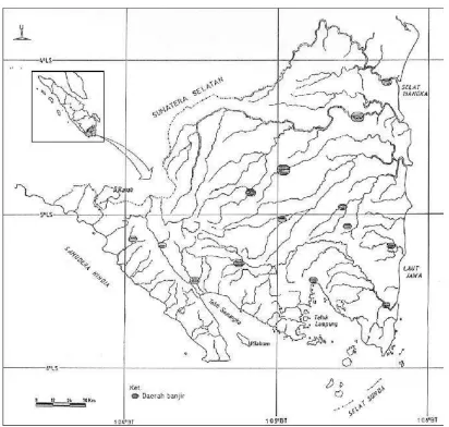 Figure 2. Location of impacted sites due to regular flooding