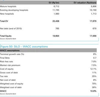 Figure 49: SILO – DCF valuation 