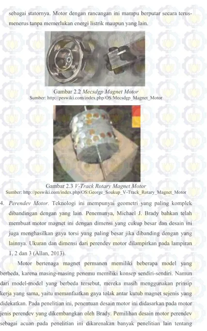 Gambar 2.2 Mecsdgp Magnet Motor 