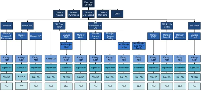 Gambar 4.1 Struktur Organisasi PKA 