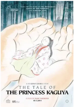 Gambar 1  The Tale of Princess Kaguya Cover  Sumber : dokumentasi pribadi 